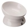 Trixie Ceramic Cat Feeder White