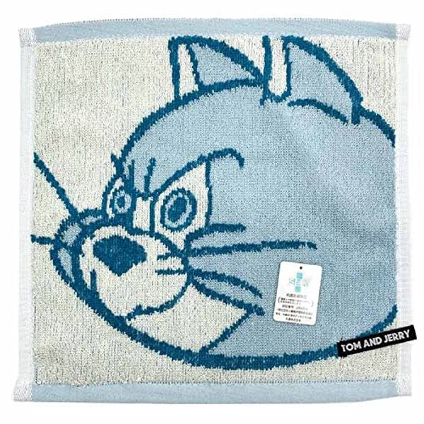 Marushin Mini Towel, Tom and Jerry, Robot Tom 4105011500, Approx. 9.8 x 9.8 inches (25 x 25 cm)