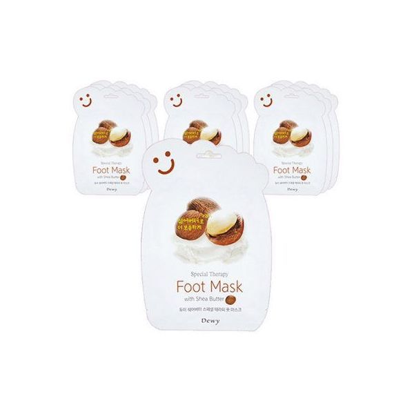 [Genuine Guarantee] Dewy Foot Pack/Shea Butter Therapy Foot Mask Pack 10 sheets/Dewy - Recommended