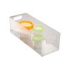 iDesign 0.28 cu ft Clear Storage Bin 6 in. H X 5 in. W X 16 in. D Stackable