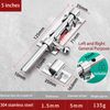 5" Slide Gate Latch Bolt, Stainless Steel Heavy Duty Solid Door Latch Lock