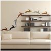 azutura Leaping Hare Rabbit Wall Sticker Pack Violet