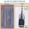16 Pack Magic Hangers Space Saving Closet Organizer for Clothes Wardrobe Dorm