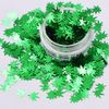 PrettyG 10 Grams/Pack - Leaves Shape Glitter Sequins for Festival Rave Beauty Makeup Face Body Nail Craft Art Decoration (B0609)