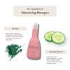 SHIBUI Volumizing Shampoo, volumizes with spirulina and cucumber extract