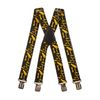 Olata Heavy Duty Tool Pattern Braces/Suspenders -. Black, 5cm - X-Shape
