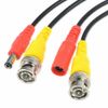 65ft BNC Video and Power Cable Wire Cord with Connector for CCTV Security Camera
