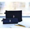 Concise 547624 Pen Case, Cloth Pen Case, Rabbit Navy Blue