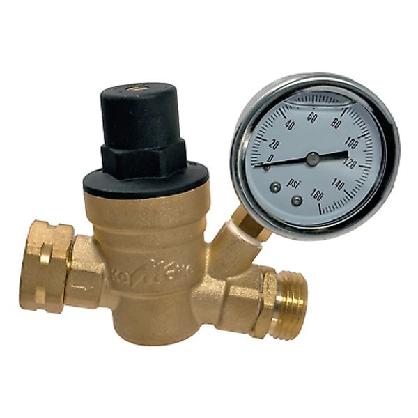 1 Piece XFITTING 3/4" Water Pressure Regulator with Gauge