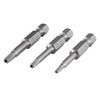 wolfcraft Solid safety screwdriver blade set, 3 pcs. I 1261000 I 3 Solid bits, 50 mm