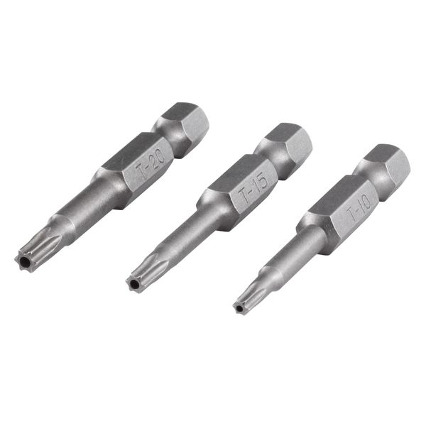 wolfcraft Solid safety screwdriver blade set, 3 pcs. I 1261000 I 3 Solid bits, 50 mm