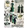 Rice Decoupage Paper - Victorian Lady