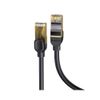 Baseus Network Cable High Speed (CAT7) or RJ45 (round cable) 10Gbps, 0.5m Black (WKJS010001)