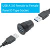 Riertostng USB A Female to Female Fixed Pass Through Module
