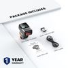 Eyoyo Wearable Bluetooth Ring Barcode Scanner with Display, Mini 1D Wireless Finger Bar Code Scanner Reader Inventory Compatible with iPad iPhone Android, Left&Right-Handed Use, Fast&Accurate Scanning