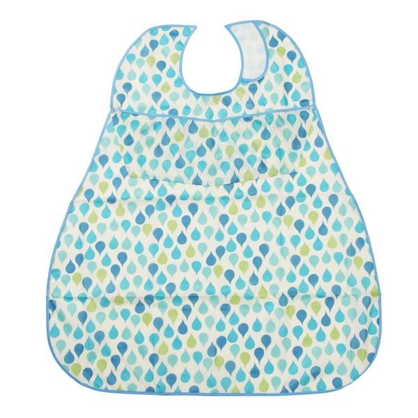 Taketora 102250 Sofrapiren Apron for Meals, Drops, Pockets, Blue