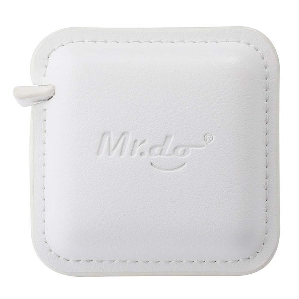 Mr.do Tape Measure for Body Sewing Cloth Tailor 200 cm / 79 Inch Retractable PU Leather White