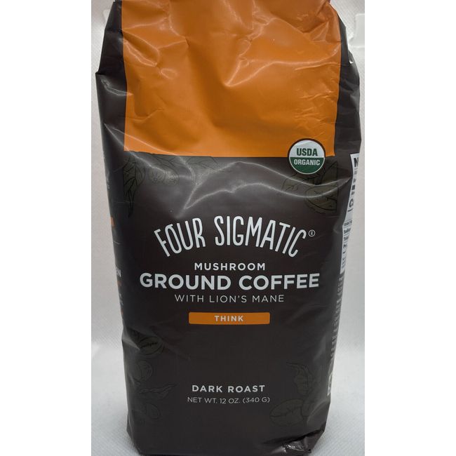 Four Sigmatic Mushroom Ground Coffee w/ Lion's Mane [Think], 12 oz.