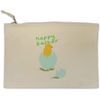 'Hatching Easter Chick' Canvas Clutch Bag/Accessory Case (CL00043916)