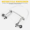 18"x16" Windscreen Windshield For Harley Davidson Dyna Softail Sportster King