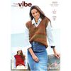 Stylecraft Vibe Chunky Knitting Pattern - 10023 Ladies Tank Tops
