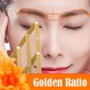 Eyebrow Ruler, Stainless Steel Eyebrow Measuring Ruler, Accurate & Precise Ruler, for Semi-Permanent Eyebrow Tattoo Positioning, DIY Eyebrow Tattoo