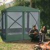 7'x7' Pop Up Camping Canopy Tent with Ventilating Mesh, Carry Bag