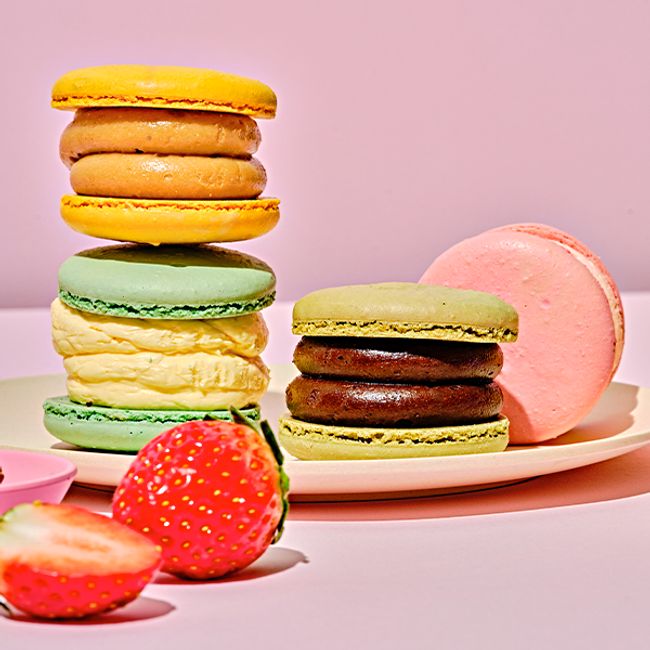 Neoldameunttungkaron/Macaron 8 pieces 2 boxes (16 pieces) / Love Set Touching Set, Touching 2 Sets