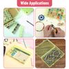 Mr. Pen- Bead Storage Containers, 28 Grids, 2 Pack, Transparent Green Small Bead Organizer Box