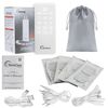 Tens Unit Muscle Stimulator 4 Channel Device Rechargeable Lightweight