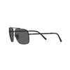 Ray-Ban RB3796 Square Sunglasses, Black/Dark Grey, 62 mm