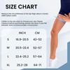 Hamstring Compression Sleeve with 3 Adjustable Straps,Thigh Compression Sleeve for Men Women,Thigh Wrap Compression for Pulled Hamstring,Groin ,Quad,Hamstring Brace for Hamstring Injury, Leg Brace for Upper Thigh support (Black, Large)