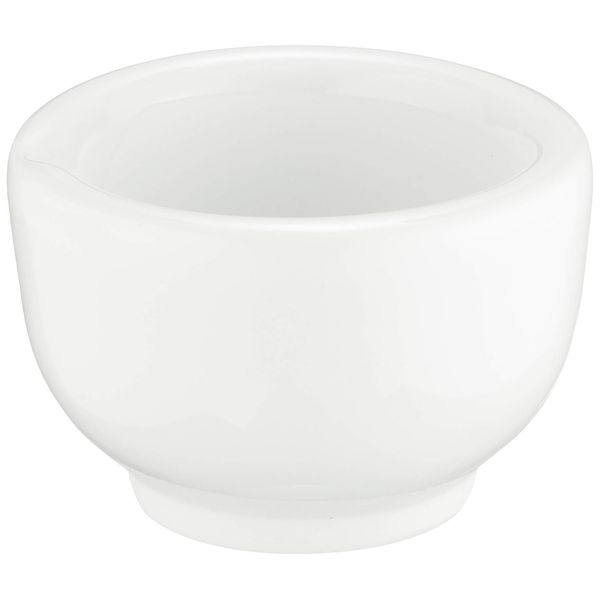 Round Made In Longlasting Under Porcelain Mortar and Pestle Only Porcelain Medium Pitch 60 mm For