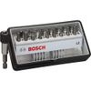 Bosch 2607002568 Extra Hard Screwdriver Bits Plus Holder, Mixed, 25mm Length