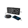 Digital Loud Alarm Clock Bed Shaker Dimmer Battery Backup LED Display Snooze USB