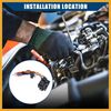 Partuto LED Display Digital Radiator Fans Controller Wiring Harness/Dual Relays/Durable / 1 pcs Replacement