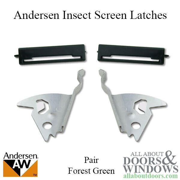 Andersen insect screen latches for perma-shield narroline windows latch pair