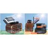 Solar-Powered AM/FM Shortwave Retro Radio Bluetooth Speaker MP3 USB Player