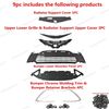 For Camry LE 2021-24 Bumper Upper Grille/Lower Mesh/Bracket/Panel/Radiator Cover