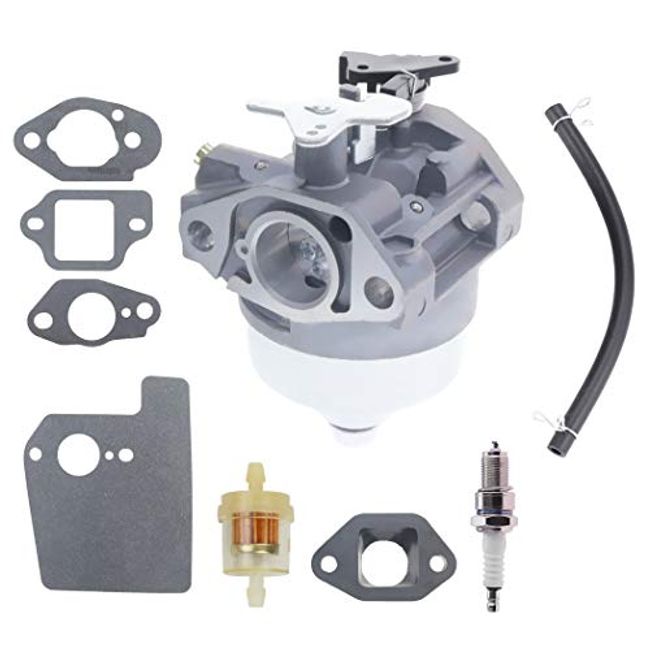 16100-Z0Y-013 Carburetor for Honda GCV190 GCV190A GV190LA HRX217 HRB217 Manual Choke Pressure Washer Lawn Mowers Engines with gaskets 16211-ZL8-000 Insulator kit