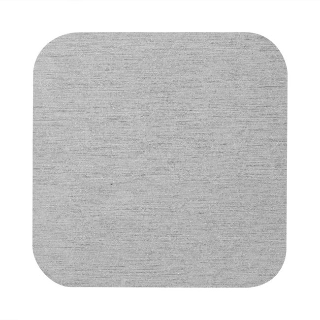 Neo-268S-GY Lava Stone Coaster, Lava Stone Coaster, Chicac, Square, Lava Stone Coaster, Diatomaceous Earth, New Material Alternative to Diatomaceous Earth, Non-Asbestos, Inspected, Coasters 3.5 inches (9 cm), Water Absorbent, Quick Drying, Clean, Cute, St