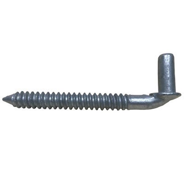 Lag screw Gate Hinge 5/8 Chain Link Post Side Wood Bolt Galvanized Steel