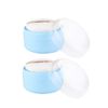 SUPVOX Talcum Powder Puff Box Empty Body Powder Container with Puffs and Sifter for Home and Travel