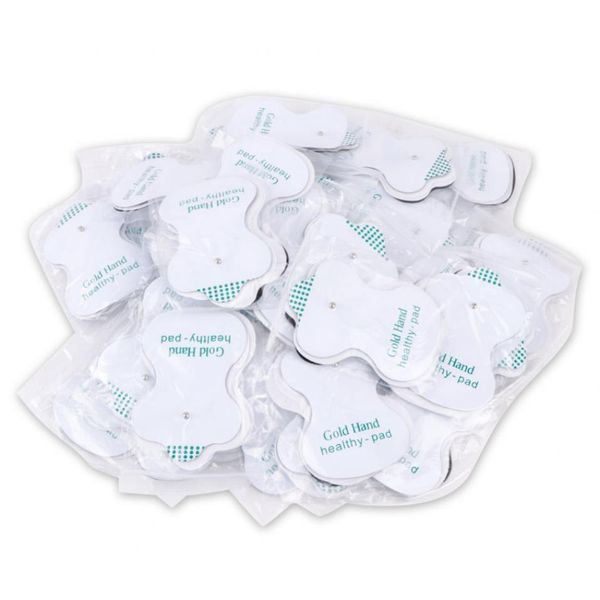 50 X Snap On Replacement Electrode Pads Bulk For Tens Unit Therapy Massager