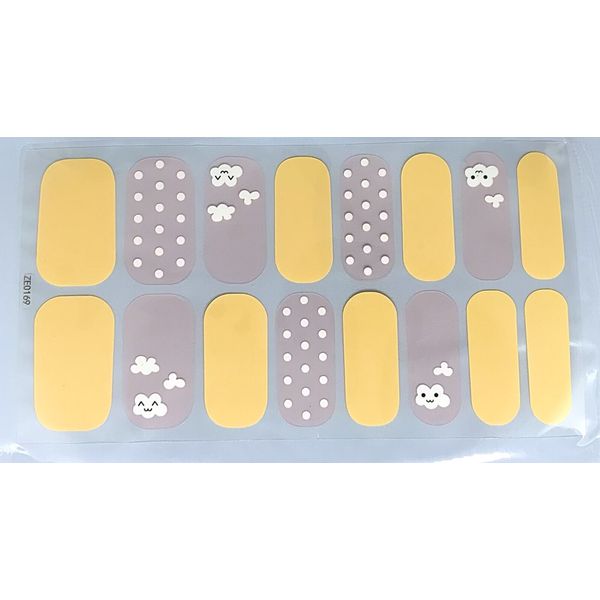 Color Gel  Nail Polish Strips .  ZE0169.  Read Description Below