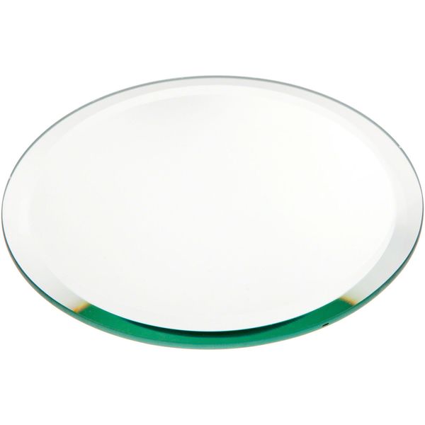 Plymor Round 5mm Beveled Glass Mirror, 6 inch x 6 inch