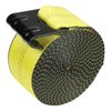 Truck Straps 4"x30' Winch Strap with Flat Hook for Towing 10 Pack Yellow