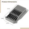 In-drawer Cutter Block, Cutter Organizer Drawer Insert, Expandable Kitchenware Storage Holder for Cupboard Drawer