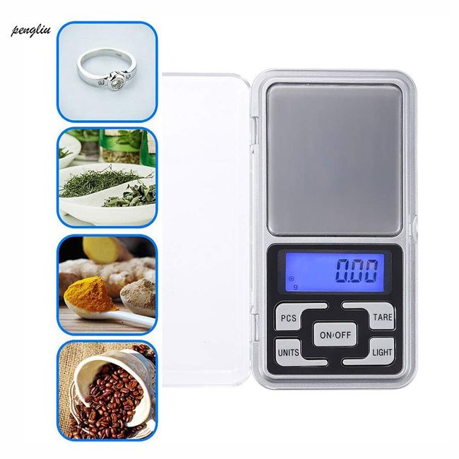 Digital Kitchen Scale, Jewelry Scale, Electronic Scale, Portable Ingredient  Tea Scale, Mini Pocket Food Scale, Stainless Steel Precision Electronic Sc