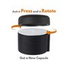 Easy-Seal Coffee Capsule Refill Kit for Nespresso Vertuoline with a Brush, Sc...